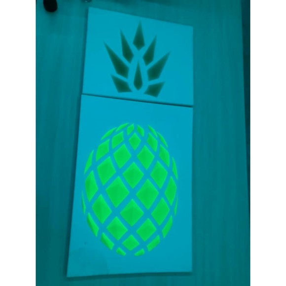 DGEmily Geometric Pineapple Wall Art | Large-Scale Wall Decor | Custom Sizes!! - Picture 6 of 7